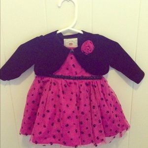 Formal magenta dress